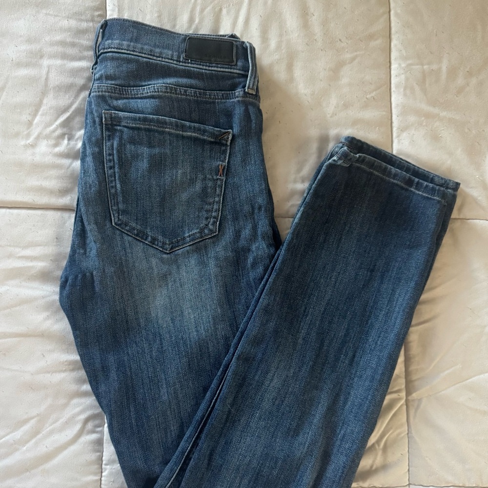 Express Women's Straight Leg Jeans - Blue